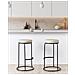 Sgabello Da Bar Set Di 2 Pelle Sintetica Beige Chiaro Milroy - Foto miniatura 1