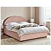 Letto Matrimoniale Contenitore Bouclé Rosa 140 X 200 Cm Vaucluse - Foto miniatura 1