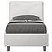 Letto Contenitore Imbottito 80x190 Similpelle Bianco Appia - Foto miniatura 1