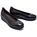 Black Nappa Casual Closed Ballerinas Ballerine Pelle Scarpe Donna Nero Eu 39, 9-22161-42-022 - Foto miniatura 2