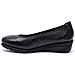 Black Nappa Casual Closed Ballerinas Ballerine Pelle Scarpe Donna Nero Eu 39, 9-22161-42-022 - Foto miniatura 3