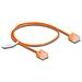 Cavo di rete RJ45 Cat. 6 UTP Ultra Slim 0,5 m arancione con connettori corti - Foto miniatura 1