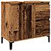 Mobile Sottolavabo Legno Antico 65x33x60 Cm In Truciolato - Foto miniatura 2