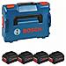 18V System Set batterie: 4 ProCORE18V 5.5Ah (incl. 1/1 inserto L-BOXX per Starter set, in L-BOXX 136), Blue - Foto miniatura 1