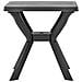 Tavolo Da Bistrot Antracite 70x70x72 Cm In Plastica - Foto miniatura 1