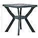 Tavolo Da Bistrot Antracite 70x70x72 Cm In Plastica - Foto miniatura 6