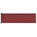 Tenda Da Sole Laterale Retrattile Per Patio 180x600 Cm Rossa - Foto miniatura 1