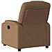 Poltrona Elettrica Reclinabile Marrone in Tessuto - Foto miniatura 5