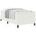 Letto con Box Spring con Materasso Crema 90x200 cm Tessuto in Corduroy - Foto miniatura 1