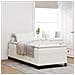 Letto con Box Spring con Materasso Crema 90x200 cm Tessuto in Corduroy - Foto miniatura 2