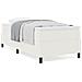 Letto con Box Spring con Materasso Crema 90x200 cm Tessuto in Corduroy - Foto miniatura 4