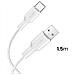 Soft Cavo Usb-a - Usb-c 1,5m - Bianco - Foto miniatura 2