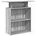 Banco Reception Grigio Sonoma 100x40x104 cm Legno Multistrato - Foto miniatura 1