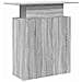 Banco Reception Grigio Sonoma 100x40x104 cm Legno Multistrato - Foto miniatura 7
