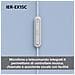 Sony IER-EX15C, Cablato, Musica e Chiamate, 3 g, Auricolare, Bianco - Foto miniatura 5