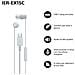 Sony IER-EX15C, Cablato, Musica e Chiamate, 3 g, Auricolare, Bianco - Foto miniatura 1