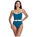 Costume Da Bagno Da Donna Con Scollo Tondo E Coppe W251417 - Foto miniatura 1