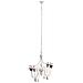 Lampada Da Soffitto In Legno E Metallo Bianco Invecchiato 68x60x64h - Foto miniatura 1