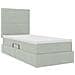Letto con contenitore e materasso Grigio chiaro 100 x 200 cm - Foto miniatura 5