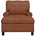 Chaise Lounge Marrone 91 x 157 x 91 cm Pelle Sintetica - Foto miniatura 4