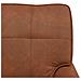 Chaise Lounge Marrone 91 x 157 x 91 cm Pelle Sintetica - Foto miniatura 9