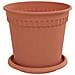 Vasi per Piante 6 pcs Rosso Mattone Ø 17 x 14 cm Plastica - Foto miniatura 5