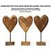 Scultura Dobu Cuore In Teak Riciclato Pezzo Unico - Foto miniatura 8