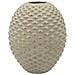 Vaso Pepipas Ball Medio In Ceramica Grigia Con Accenti Oro - Foto miniatura 1