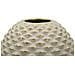 Vaso Pepipas Ball Medio In Ceramica Grigia Con Accenti Oro - Foto miniatura 3