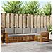 Set divani con cuscino 5 pcs Grigio Naturale e Chiaro - Foto miniatura 2