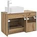 Set di mobili per il bagno 2 pcs Rovere Artigianale - Foto miniatura 3