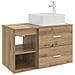 Set di mobili per il bagno 2 pcs Rovere Artigianale - Foto miniatura 1
