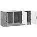 Mobile TV Grigio Cemento 99 x 34,5 x 47 cm Legno ingegnerizzato - Foto miniatura 3