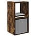 Comodino 2 pcs Rovere fumé 35 x 32 x 68,5 cm Legno multistrato - Foto miniatura 3