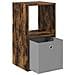 Comodino 2 pcs Rovere fumé 35 x 32 x 68,5 cm Legno multistrato - Foto miniatura 5