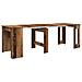 Tavolo da Pranzo 240 x 85 x 75 cm Legno ingegnerizzato - Foto miniatura 1