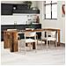 Tavolo da Pranzo 240 x 85 x 75 cm Legno ingegnerizzato - Foto miniatura 2