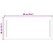 Specchio da bagno LED Trasparente 40 x 90 cm vetro temperato - Foto miniatura 9