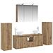 Set di mobili per il bagno 6 pcs Rovere Artigianale - Foto miniatura 1