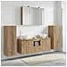 Set di mobili per il bagno 6 pcs Rovere Artigianale - Foto miniatura 4
