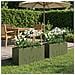 Vaso da giardino 2 pz Verde Oliva 100 x 30 x 49 cm - Foto miniatura 2