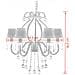 Lampadario Vetro 2300 Cristalli, 6 Luci, A Sospensione - Foto miniatura 3