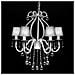 Lampadario Vetro 2300 Cristalli, 6 Luci, A Sospensione - Foto miniatura 1