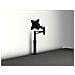 Supporto da Tavolo Economy 3 Snodi su Colonna con Morsetto per TV / Monitor da 15 a 24" Vesa Max 100x100 - Foto miniatura 3