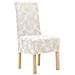 Coprisedia Elasticizzato Piano 6 Pz Bianco Con Stampa Dorata - Foto miniatura 1