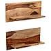 Mensole 2 Pz 58x26x20 Cm In Legno Massello Di Sheesham - Foto miniatura 10