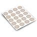 4026428 Tappo Coprivite Adesivo, Effetto Tessuto Beige, Ø13mm (200 Pcs)  - Foto miniatura 4