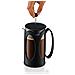 10.682-01 Kenya Stampa Francese Caff Vetro Borosilicato - 3-cup (035 L) Nero - Foto miniatura 2