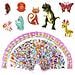 Animali Gonfi Adesivi Per I Bambini 52 Fogli 3d Stickers Pack Per I Bambini Sopra I 1100 Adesivi Per Ragazze Dei Ragazzi E Bambino Compresi Dinosaur Animali Farfalla Ocean Life - Foto miniatura 1