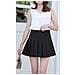 Delle Ragazze Delle Donne Breve Vita Alta Pieghe Skater Tennis Scuola Gonna Xs Nero - 4 - Foto miniatura 4
